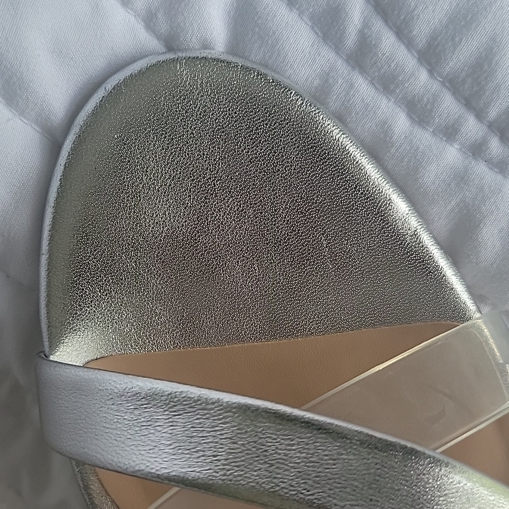 Charles David Women's Courtney Heeled Sandal with band with clear strap - Picture 11 of 12